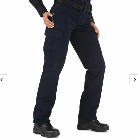 5.11 Tactical Womens TDU Dark Navy Cargo Ripstop Pants-Size 8 - Picture 3 of 11